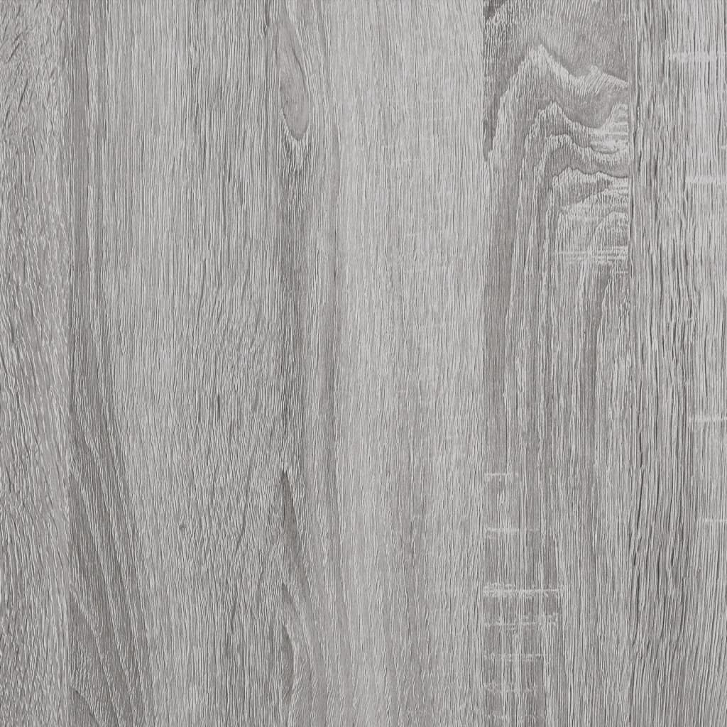 Sengeramme grå sonoma 100x200 cm konstruert tre