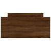Sengeramme uten madrass brun eik 100x200 cm konstruert tre