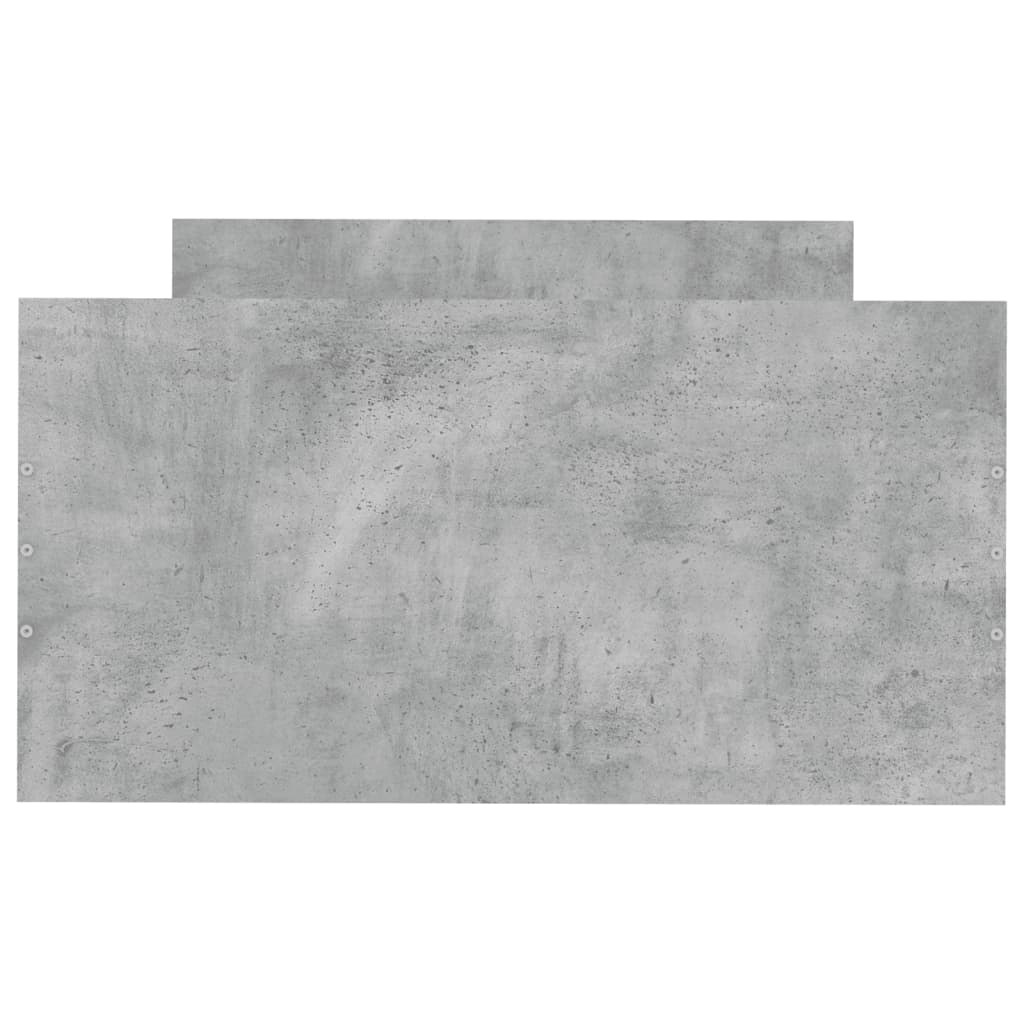 Sengeramme betonggrå 75x190 cm konstruert tre