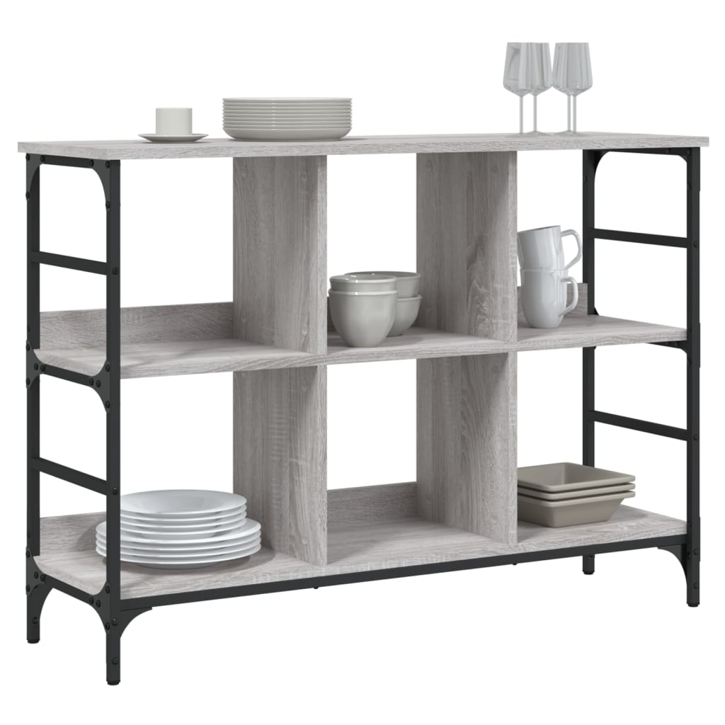Skjenk grå sonoma 102x32x73,5 cm konstruert tre