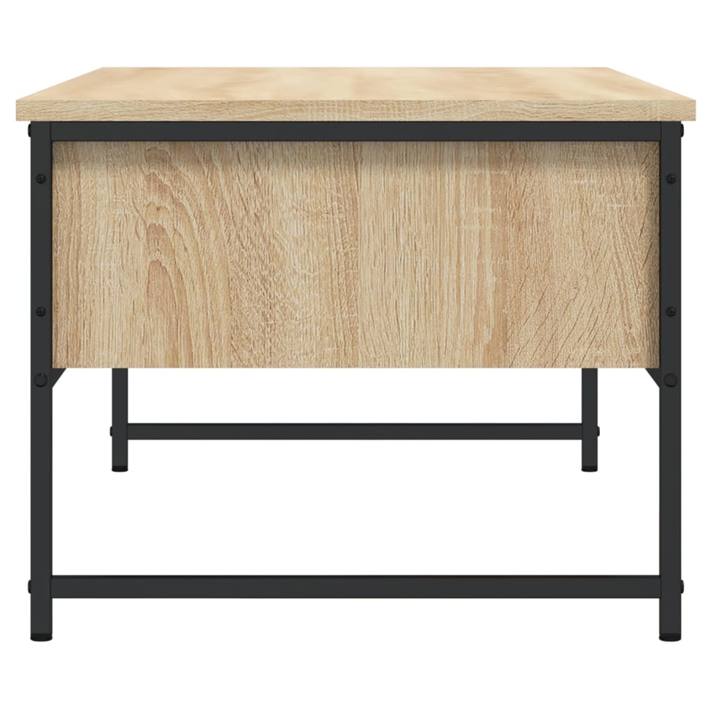 Salongbord sonoma eik 101x49x39,5 cm konstruert tre