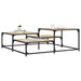 Salongbord sonoma eik 107x107x40 cm konstruert tre