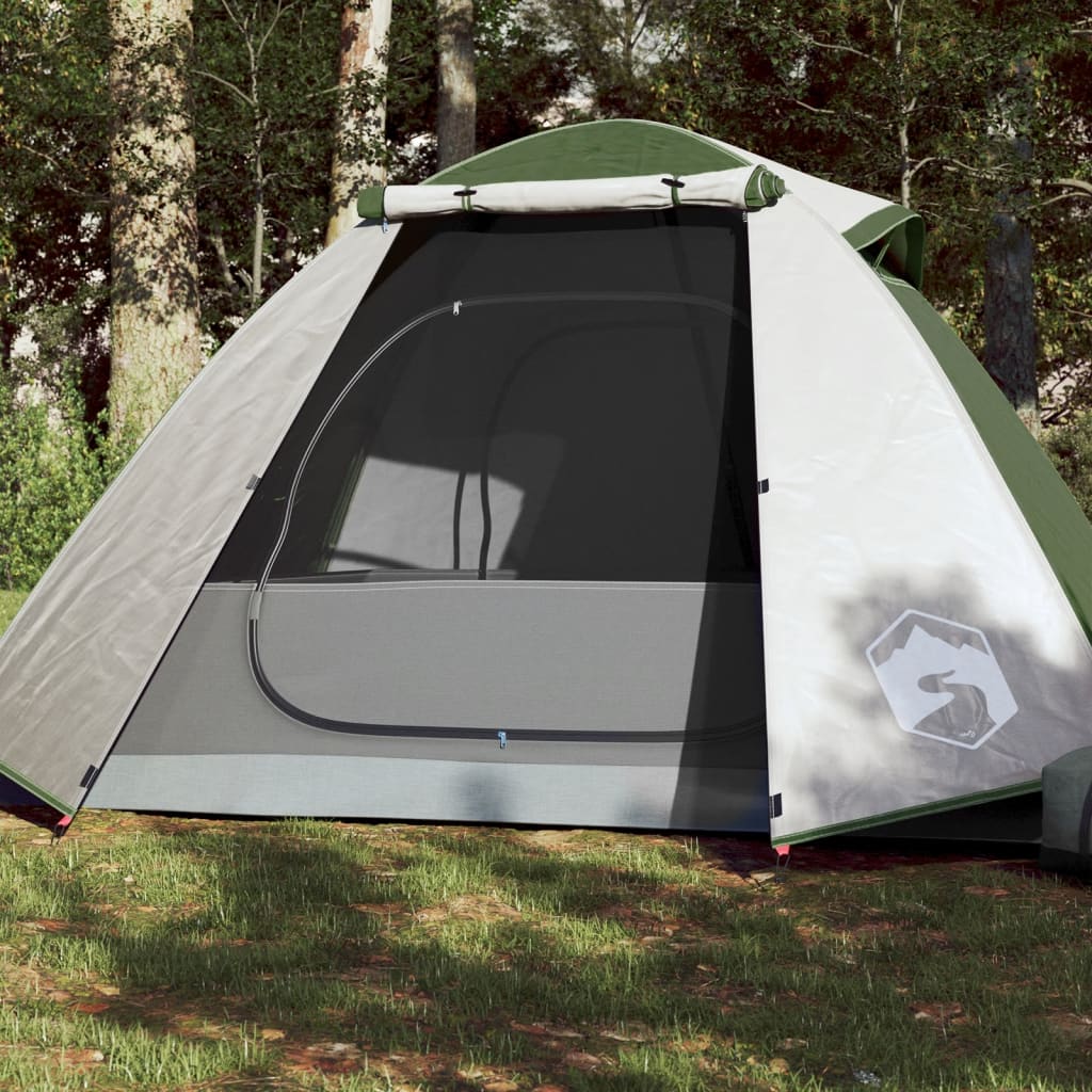 Kuppeltelt for camping 2 personer grønn vanntett