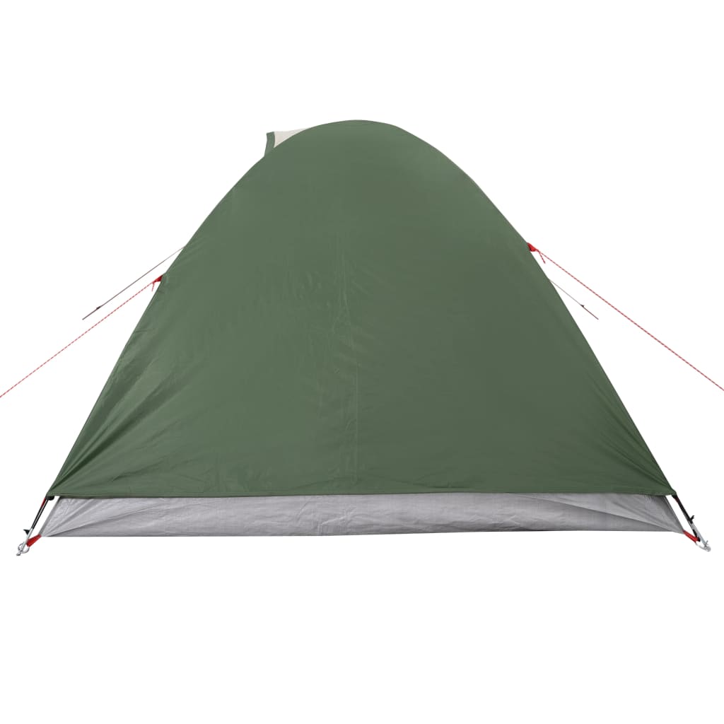 Kuppeltelt for camping 3 personer grønn vanntett