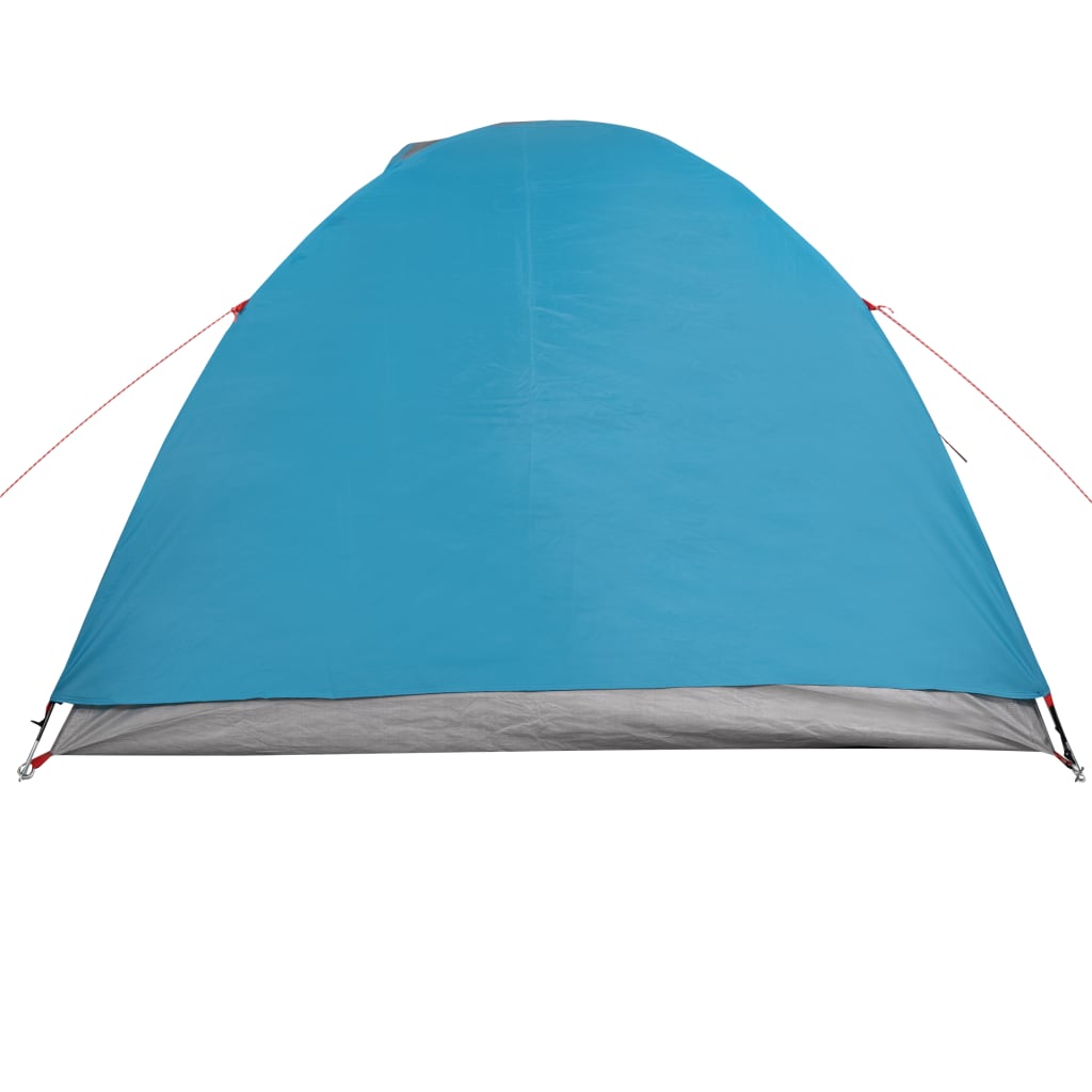 Kuppeltelt for camping 4 personer blå vanntett