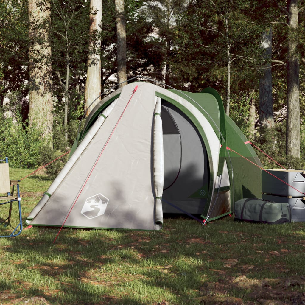 Kuppeltelt for camping 2 personer grønn vanntett