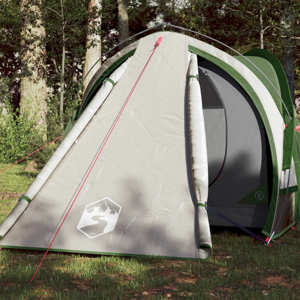 Kuppeltelt for camping 2 personer grønn vanntett