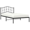 Sengeramme i metall med hodegavl svart 107x203 cm