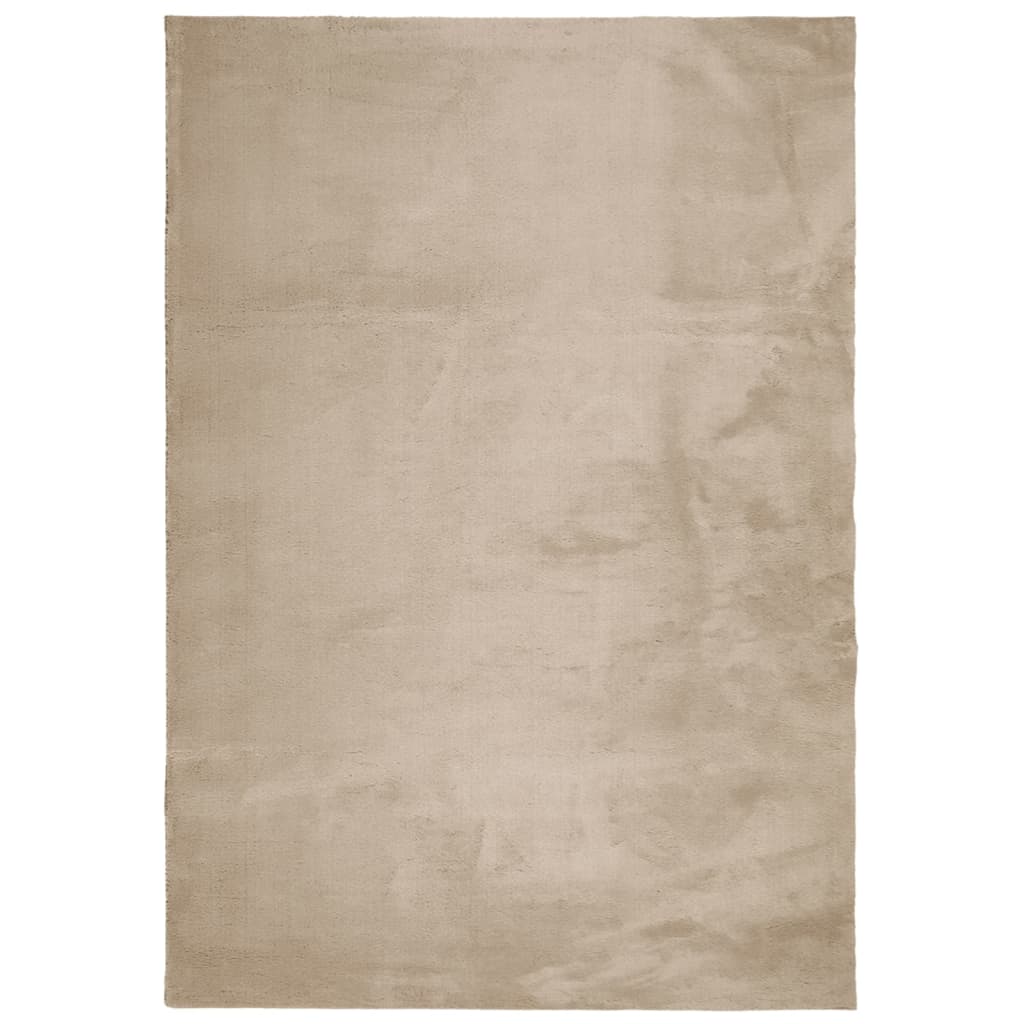 Teppe HUARTE kort luv mykt og vaskbart sand 160x230 cm