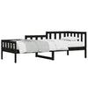 Dagseng svart 80x200 cm heltre furu