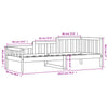 Dagseng uten madrass 90x190 cm heltre furu