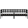 Dagseng svart 80x200 cm heltre furu