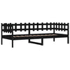 Dagseng svart 80x200 cm heltre furu