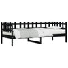 Dagseng svart 90x200 cm heltre furu
