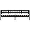 Dagseng svart 90x200 cm heltre furu