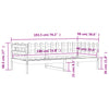 Dagseng uten madrass 90x190 cm heltre furu