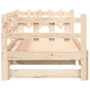 Uttrekkbar dagseng 2x(90x190) cm heltre furu