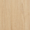 Sengeramme uten madrass med hodegavl sonoma eik 75x190 cm