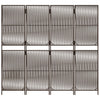 Romdeler 4 paneler brun polyrotting