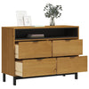 Kommode FLAM 110x40x80 cm heltre furu