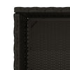 Putekasse svart 50x55x115 cm polyrotting
