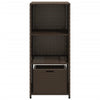 Putekasse brun 50x55x115 cm polyrotting