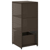 Putekasse brun 50x55x115 cm polyrotting