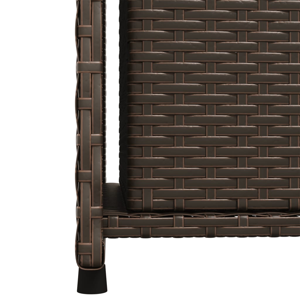 Putekasse brun 50x55x115 cm polyrotting