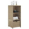 Putekasse beige 50x55x115 cm polyrotting