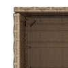 Putekasse beige 50x55x115 cm polyrotting