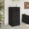 Putekasse svart 55x55x111 cm polyrotting
