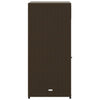 Putekasse brun 55x55x111 cm polyrotting