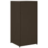 Putekasse brun 55x55x111 cm polyrotting