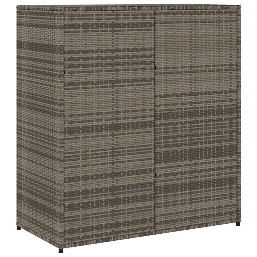 Putekasse grå 105x55x113 cm polyrotting