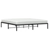 Sengeramme i metall svart 193x203 cm