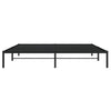Sengeramme i metall svart 193x203 cm