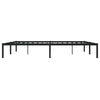 Sengeramme i metall svart 193x203 cm