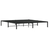 Sengeramme i metall svart 193x203 cm