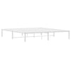 Sengeramme i metall hvit 183x213 cm