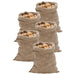 juteposer 5 stk 60x105 cm 100 % jute 220 gsm