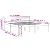 Seniorseng voksbrun 160x200 cm heltre furu