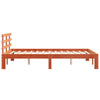 Sengeramme uten madrass voksbrun 120x200 cm heltre furu