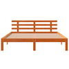 Sengeramme uten madrass brun 150x200 cm heltre furu