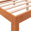 Sengeramme uten madrass brun 150x200 cm heltre furu