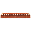 Sengeramme uten madrass voksbrun 75x190 cm heltre furu