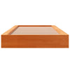 Sengeramme uten madrass voksbrun 90x190 cm heltre furu