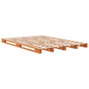 Palleseng voksbrun 140x200 cm heltre furu
