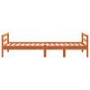 Sengeramme uten madrass voksbrun 90x190 cm heltre furu