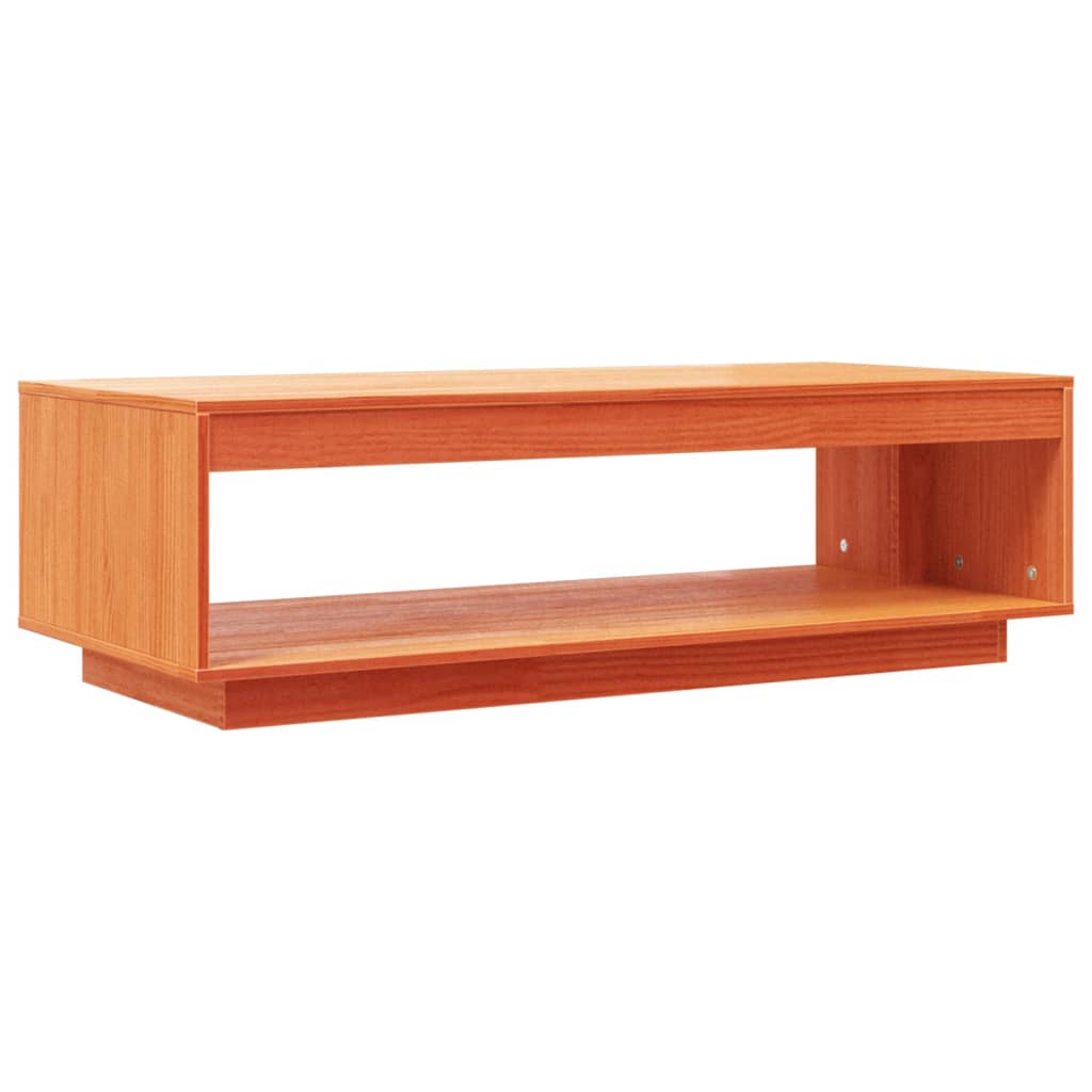 Salongbord voksbrun 110x50x33,5 cm heltre furu