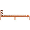 Sengeramme uten madrass voksbrun 90x190 cm heltre furu